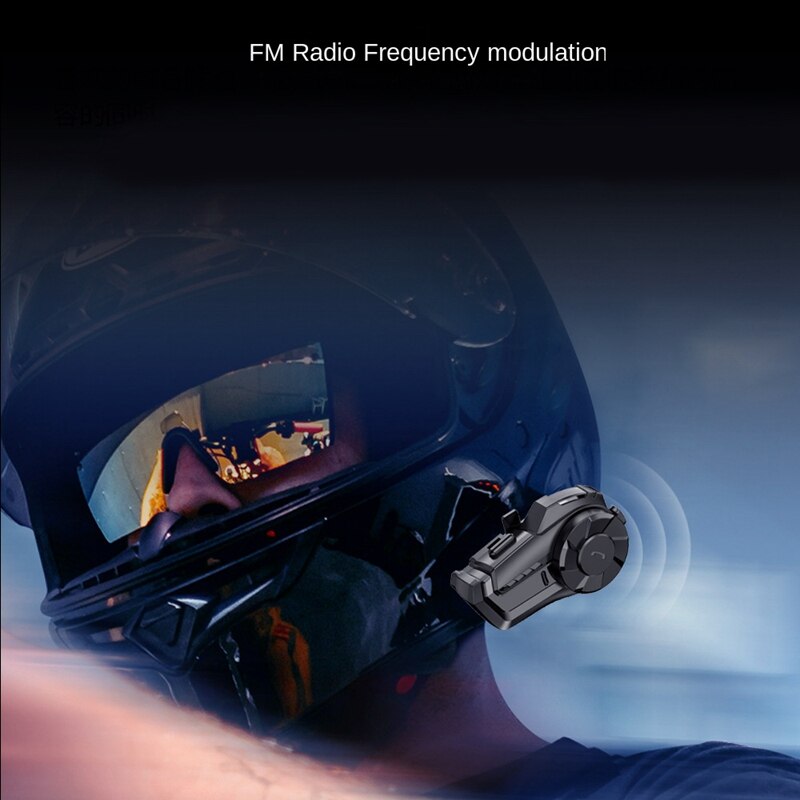 Motorfiets Bluetooth Headset Intercom Interconnectie Outdoor Riding Headset Communicatie Met Ruisonderdrukking 800M
