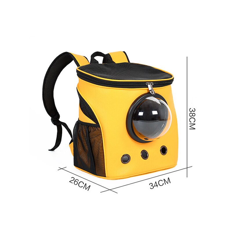 Przenośny kot przewoźnik kapsułka astronauta torba dla psa plecak oddychająca zwierzęta torba na szczeniaczki duża przestrzeń klatka bańka artykuły dla zwierząt
