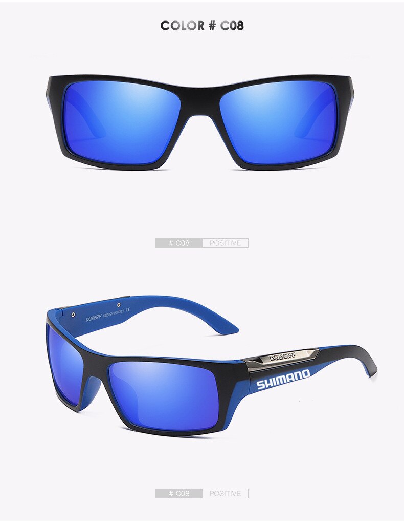 Shimano Vissen Bril Outdoor Sport Anti-Uv Zonnebril Mannen Bergbeklimmen Klimmen Zonnebril Gepolariseerde Vissen Bril: 08