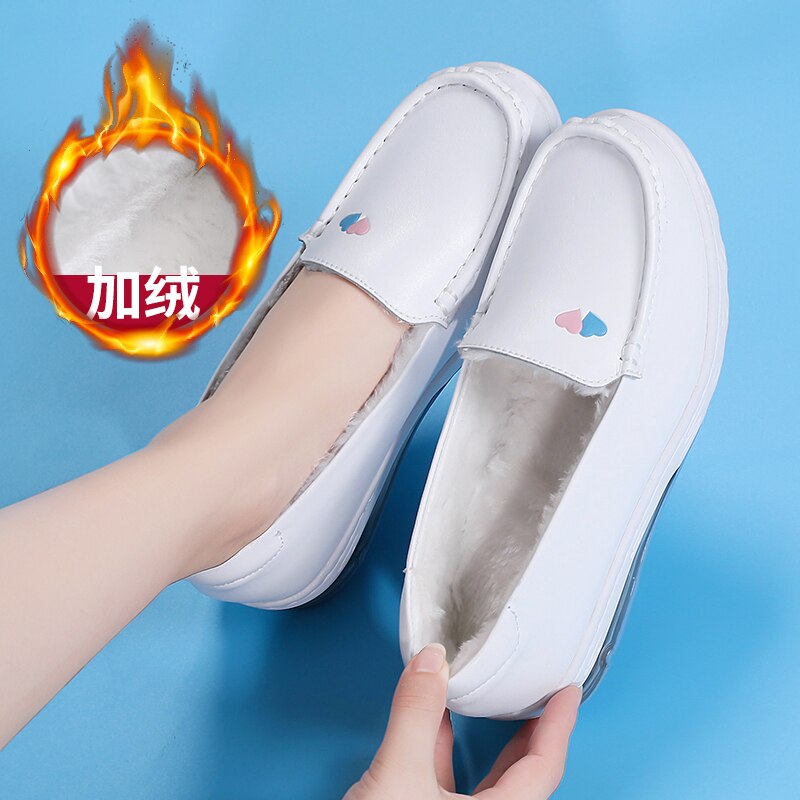 Women Tennis Shoes winter plush Sneakers mother outdoor Non-slip Gym Fitness Trainers Walking Shoes Female Tenis zapatillas