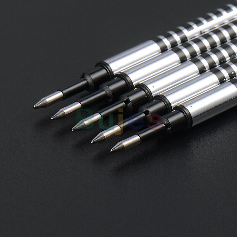Duke Black/Color Ink Refill Pack of 5, Replaceable Ballpoint Pen Refills,0.5mm/0.7mm Metal Refil,Writing Smoothly.