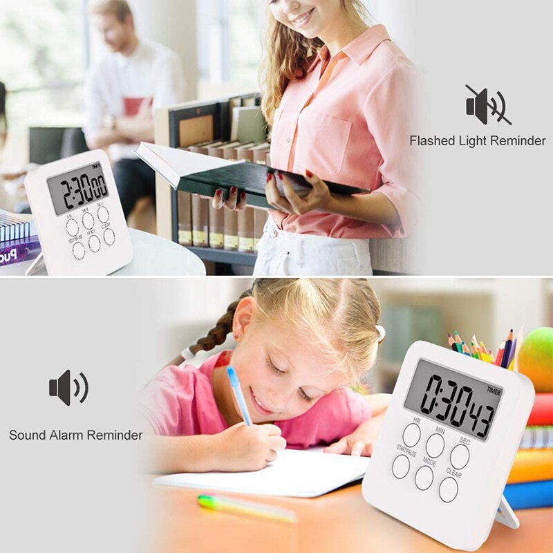 Multifunctional Kitchen Timer Alarm Clock Home Cooking Practical Supplies Cook Food Tool Kitchen Accessories Baking Tool