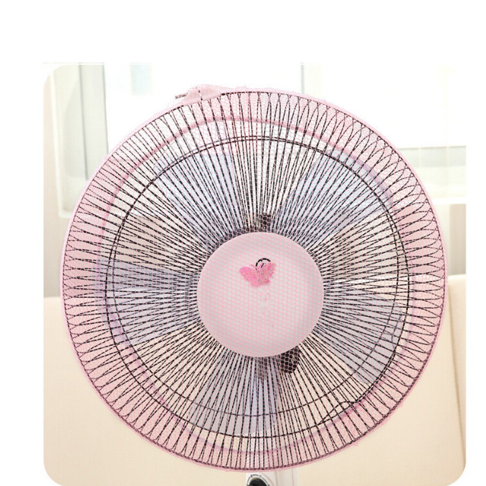 Two Colors Modern Electric Fan Covers Safety Supplies keeps little kids from fan easy to use and install Mesh Textile Safe Cover