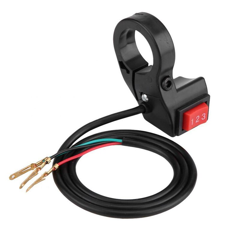 1pc 22mm 7/8in Electric 3 Speed Module Handlebar Switch Shift for Motorcycle Scooter Motorcycle Switch