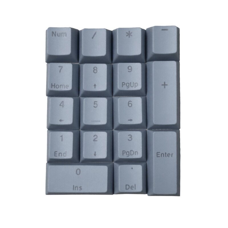 Custom Keycaps 17 Key Set OEM Profile PBT Keycaps Colorful Numeric Area Keys Suitable for Mechanical Keyboard: 3
