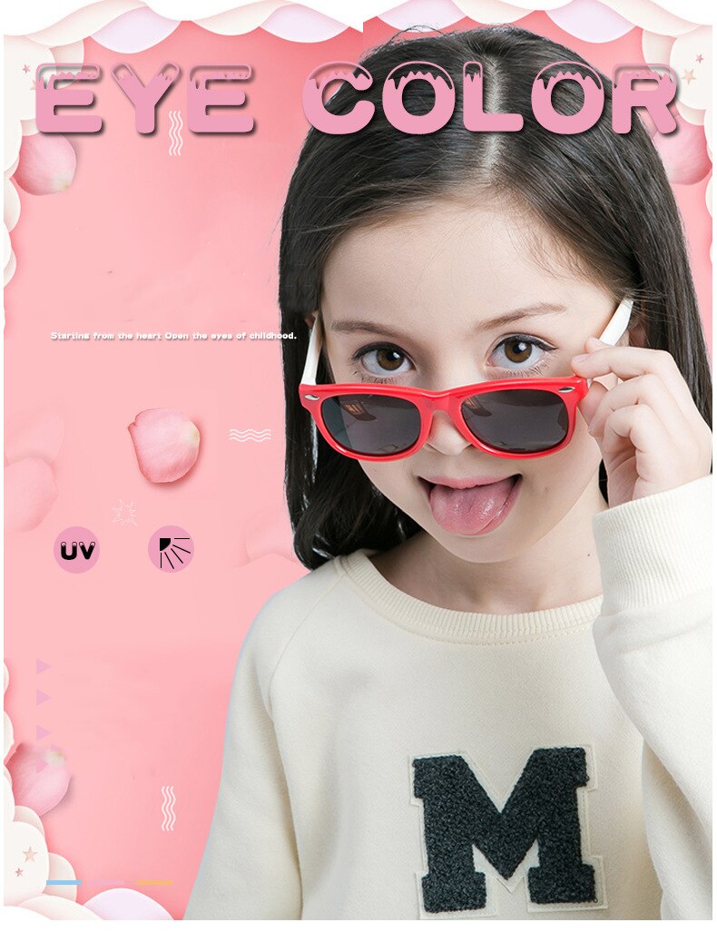 freundlicher Brille freundlicher Rahmen Sonnenbrille Kleinkind UV400 Jungen Koreanische draussen Beliebte Polarisierte Sonnenbrille