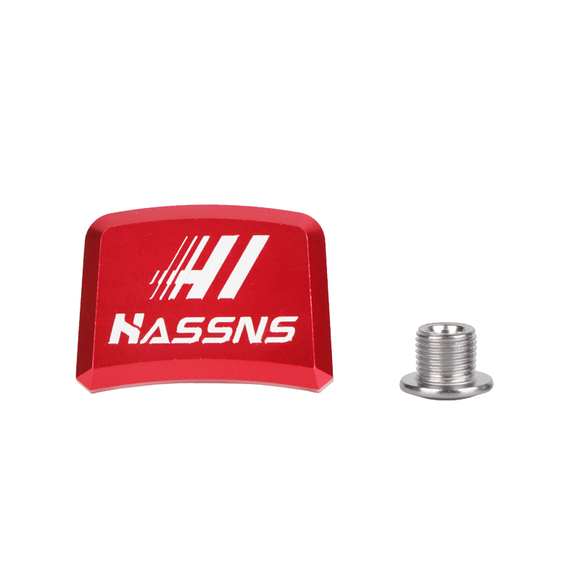 HASSNS Mtb Chainring Bolts Bicycle Sprocket Square Screw Rotor Crankset Candle Pe Bolt Crown Mountain Bike Dishes Screw Cycling: Red