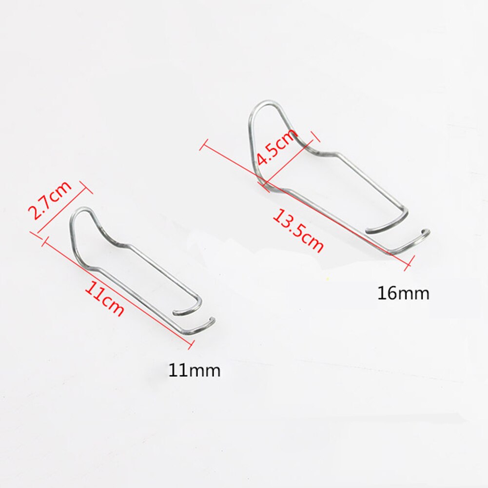 Garden Pipe Support Fixing Clamp Connector Agriculture Wire Clip Buckle Kits Steel Wire For Flower Bracket garden shed bracket