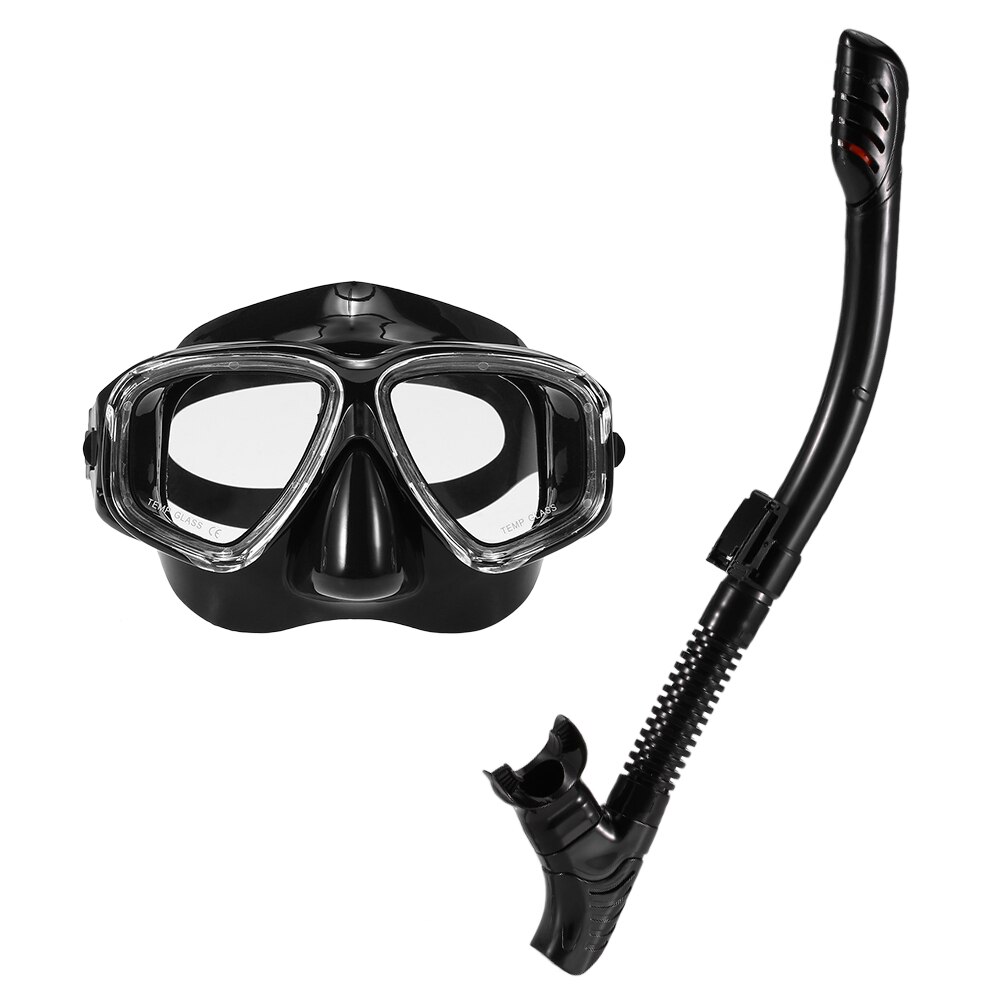 Máscara de buceo libre para adultos, conjunto de gafas de esnórquel antiniebla, máscara de natación, tubo de esnórquel para piscina