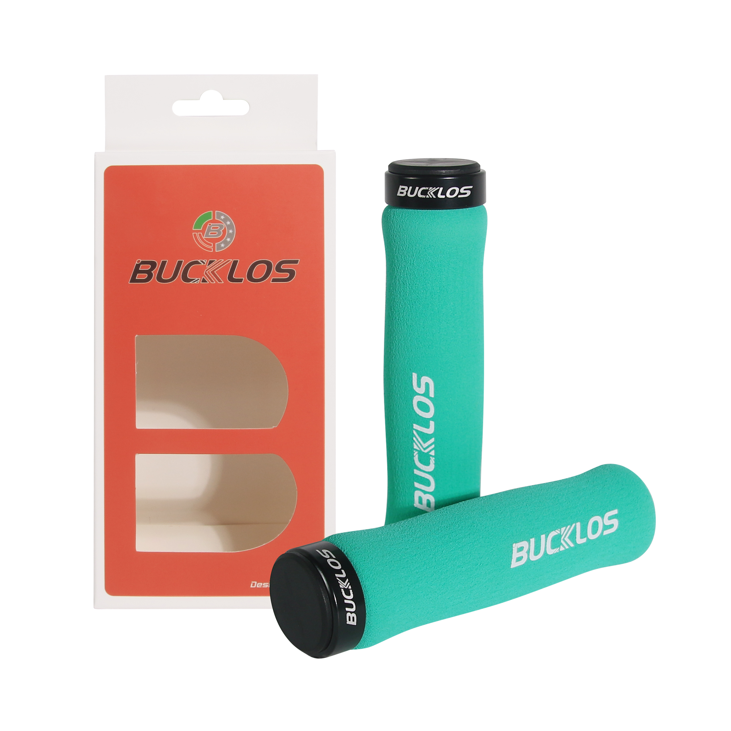 BUCKLOS Bicycle Handlebar Grips Double Lock on Mountain Bike Grip Comfortable Shock-absorption MTB Cuffs Anti-slip Bike Handles: Brown