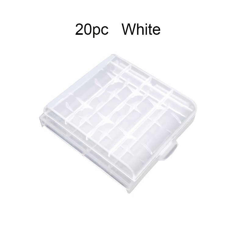 10Pcs/20Pcs Plastic Case Houder Draagbare Batterij Opbergdoos Cover Voor 4x Aa Aaa Batterij Box Container bag Case Organizer