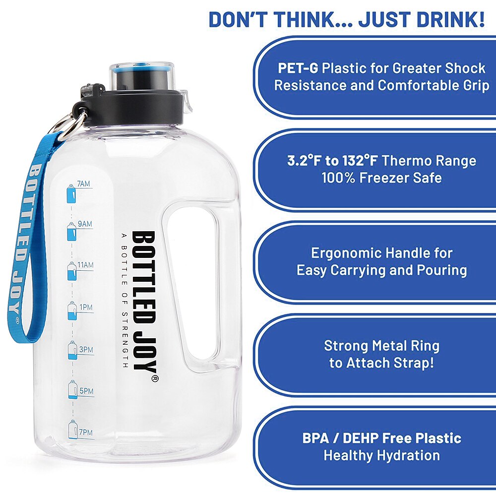 3.7L 2.5L 1.5L Clear Big Liter Drinkwater Flessen Plastic Grote Capaciteit Ketel Voor Gym Fitness Toerisme Bpa Gratis sport