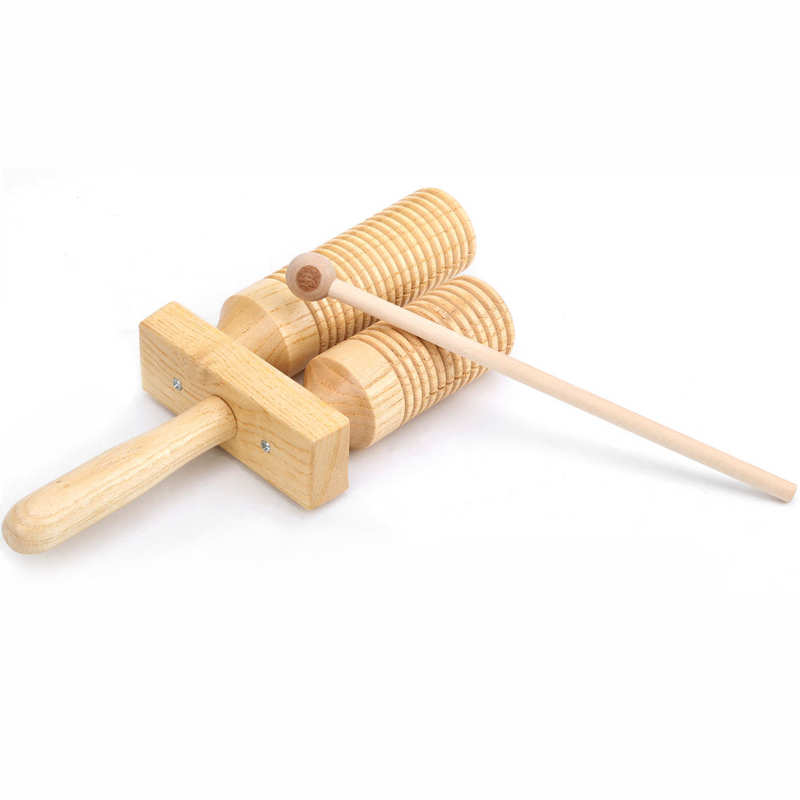 Orff Instrument Wooden Wooden Sound Tube Rod Percussion Exercise Rhythm Musical Instruments Kindergarten Toy Rattle Shaker
