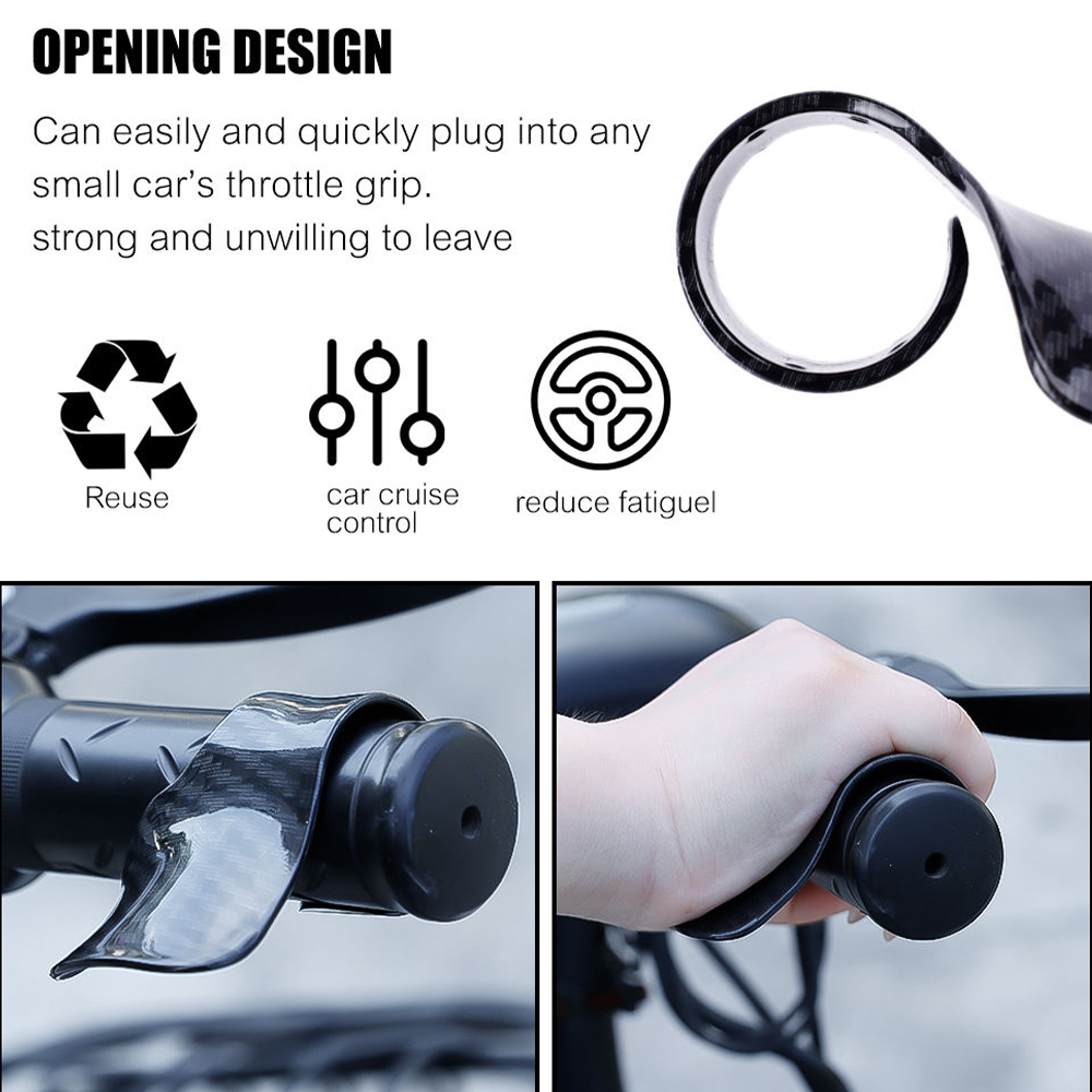 Manopole di assistenza per l'acceleratore dell'assistente del manubrio del motociclo Clip dell'acceleratore Booster della maniglia a risparmio di manodopera strumento di riposo manuale per il controllo della Ruise