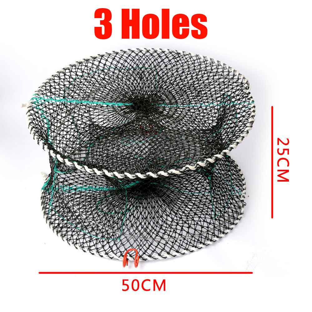 Plase de pescuit china, capcană de crab, cuști de rețea, plasă de nailon pentru creveți, cușcă de pescuit automată, capcană pliabilă, plasă turnată pliabilă: 5025