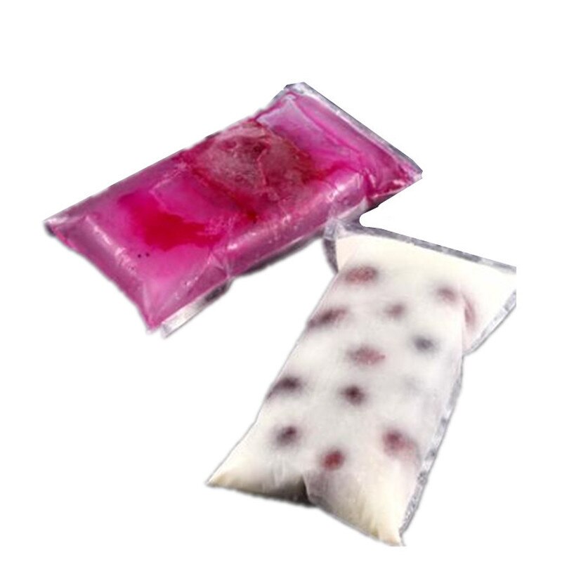 ¡20 piezas! palitos de helado desechables de plástico pe transparente, molde para hacer cubitos de hielo con sello para el soporte de paquetes de yogur helado.