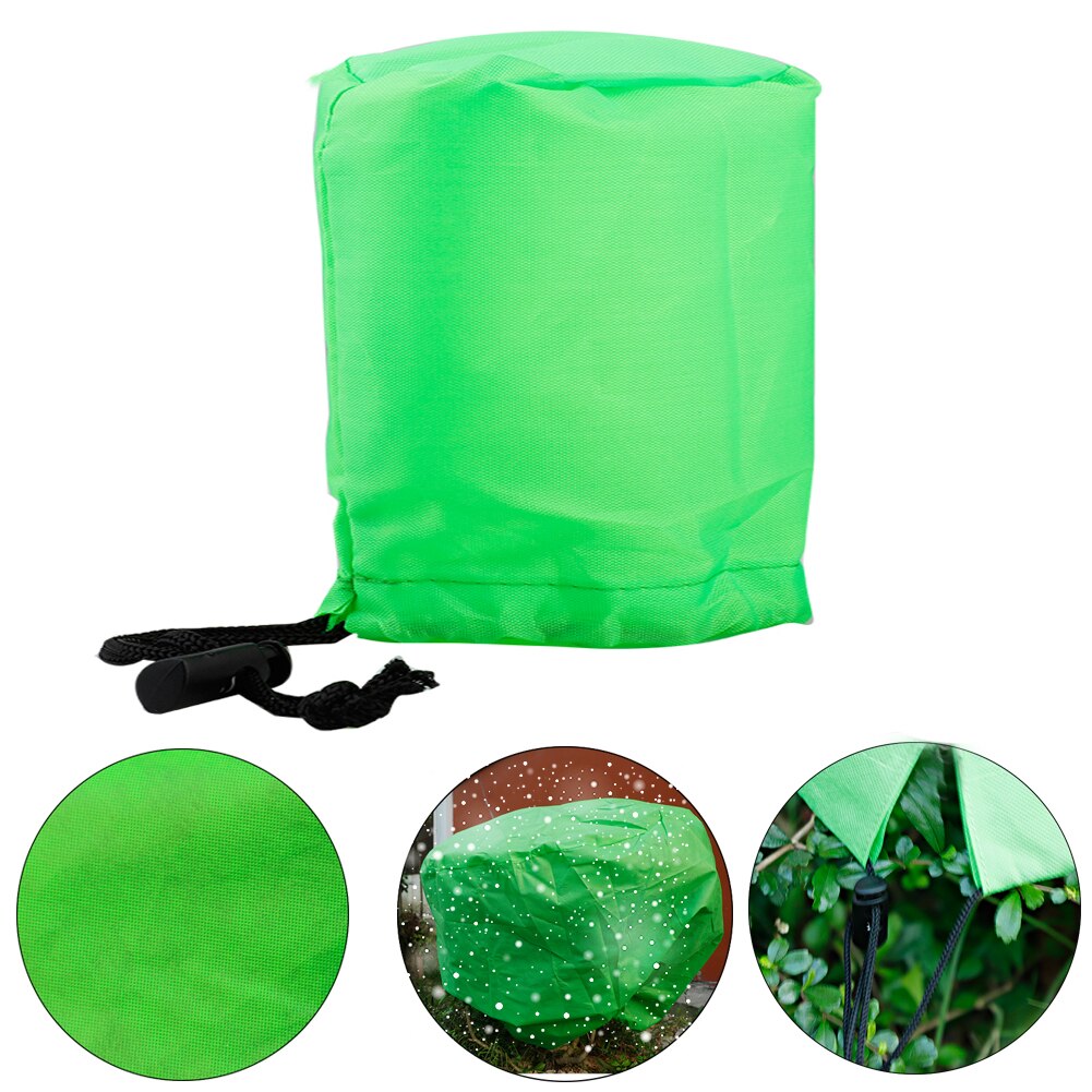 Plant Cover Warm Worth Frost Blanket Shrub Jacket Horticultural Antifreeze Bag Tree Cover 3D Round Plant Cover Frost Protection: 100x100