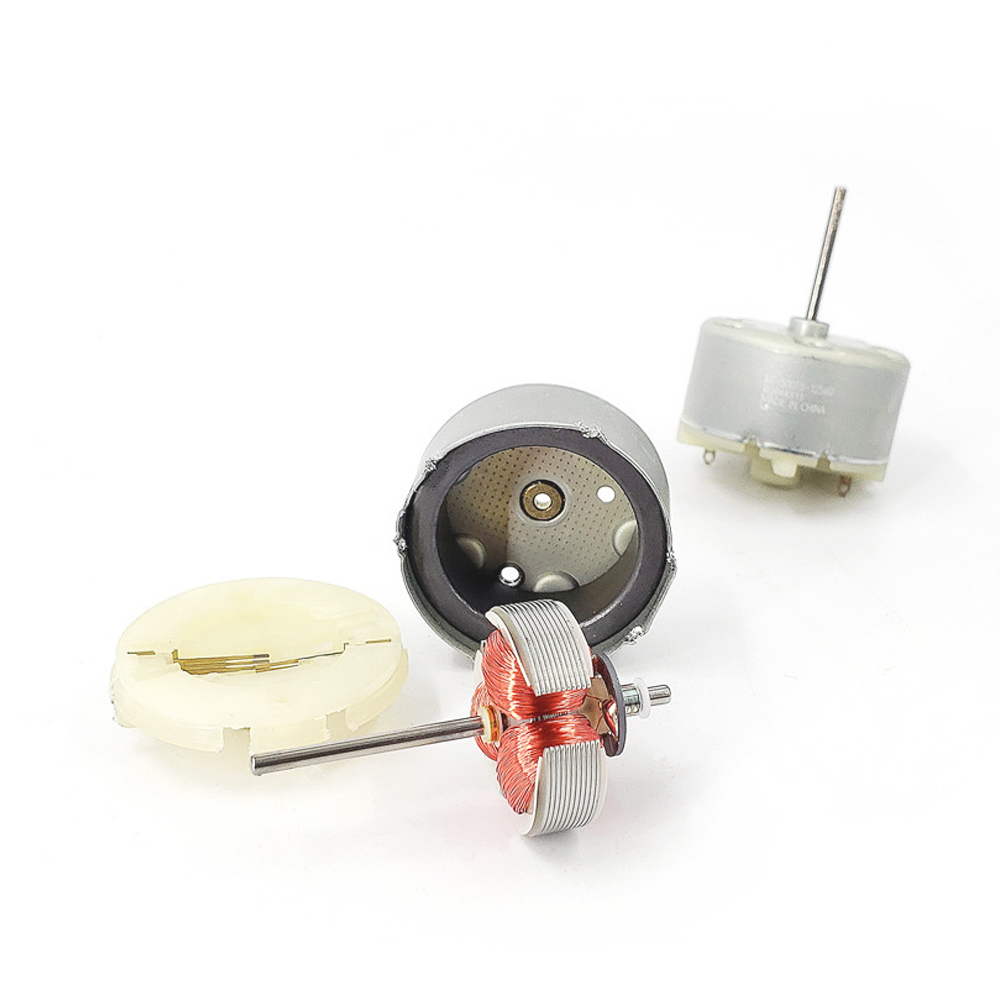 Motor de Micro RF-500TB-12560 Mabuchi DC 6V-12V 9V 5500RPM, cepillo de Metal precioso, Motor redondo de eje largo de 32MM para alarma de humidificador