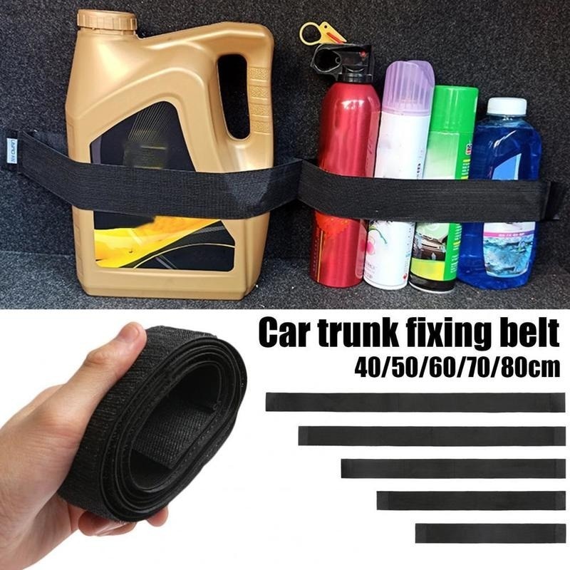 Auto Kofferraum Organizer Elastische Befestigung Gürtel Lagerung Bänder Fixiert Gurt Feuerlöscher Befestigung Gürtel Automobil Innen Zubehör