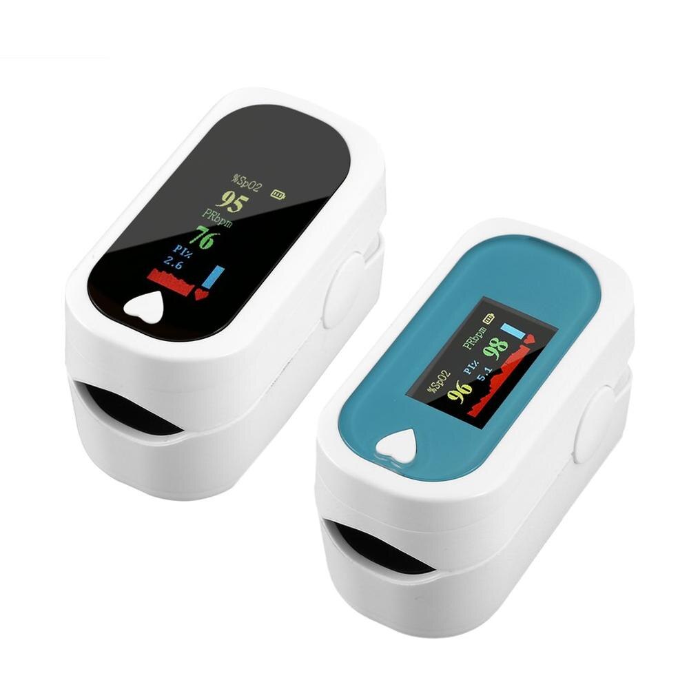 Tragbare Finger-pulsoximeter Pulsoximeter Digitale Finger Clip Pulsoximetrie Blut Sauerstoff Herz Bewertung Monitor Oximetro