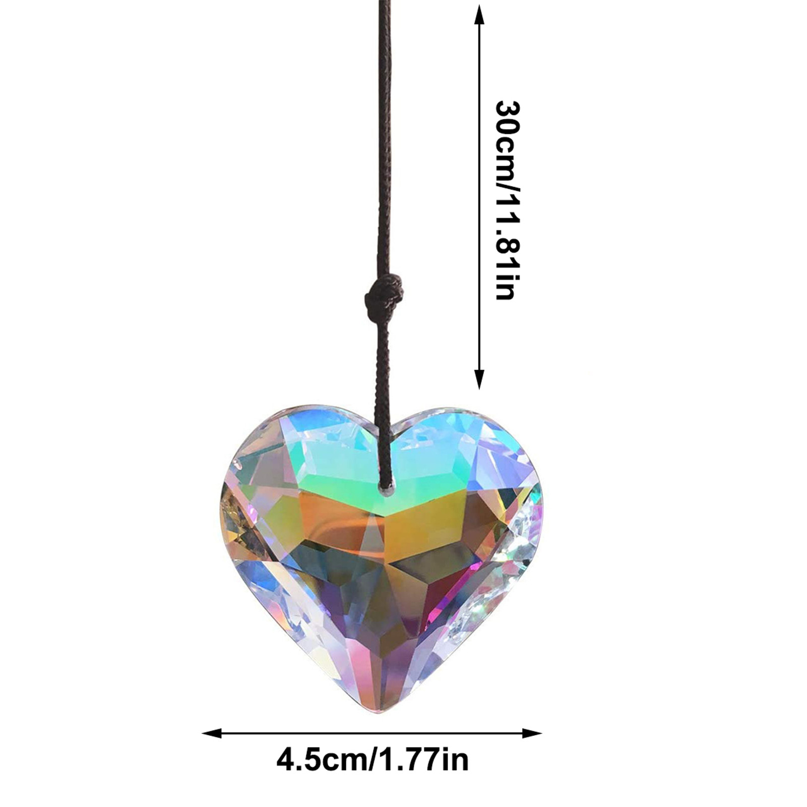 Acchiappa-Sole In Cristallo Con Prismi - Decorazione Da Giardino O Finestra Che Crea Arcobaleni | Idea Regalo Magica E Colorata - Foto 2