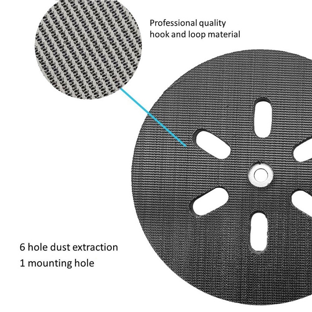 6 Inch 150mm Sander Backing Pad Hook And Loop For BOSCH GEX150 GEX TURBO PEX420 Plastic Polishing Disc For Grinder