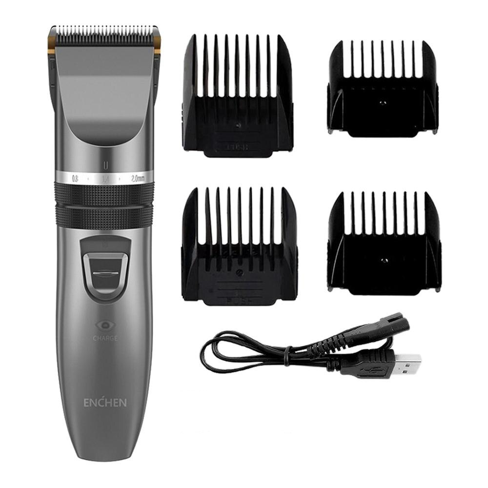 ENCHEN Sharp X Hair Clipper Trimmer USB Rechargeable SharpX Hairdress Facial Hair Cutter Machine For Men: SET 1