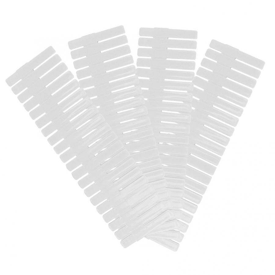 Acryl organizer opbergdoos 4 stuks diy plastic lade organizer verstelbare ladeverdelers scheidingswanden acryl doos afstandsbediening: A