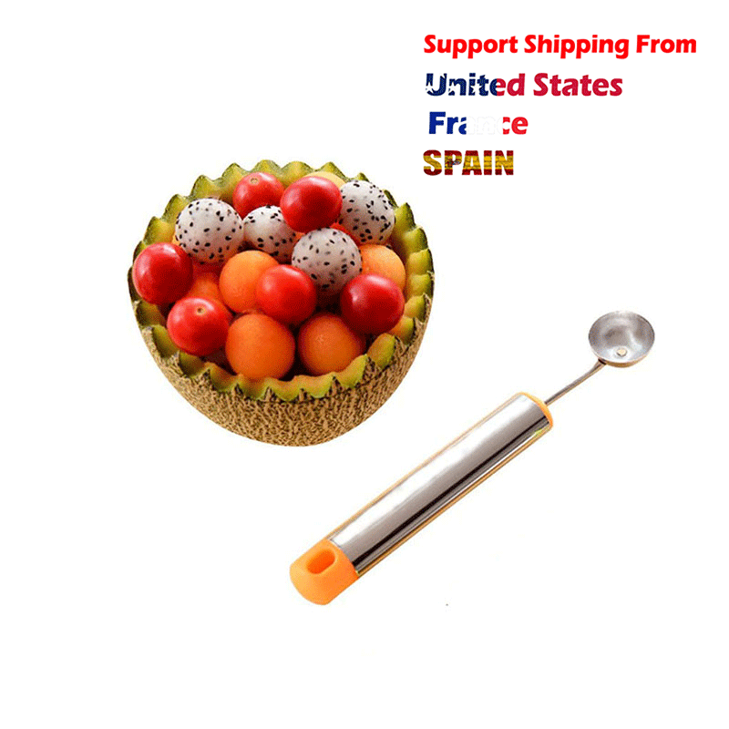 Fruit Bal Vleesmes Watermeloen Scoop Meloen Graver Fruit Bal voor Salade decoratie Ijs Lepel keuken accessoires