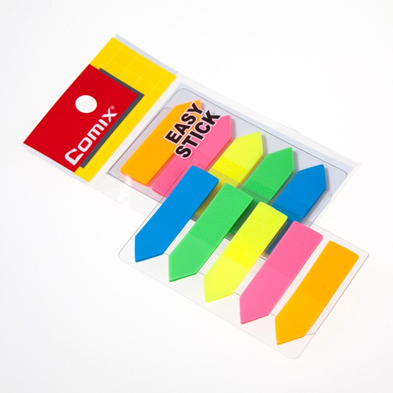 Fluorescent transparent small stickers indicating label classification stickers index stickers student office stationery