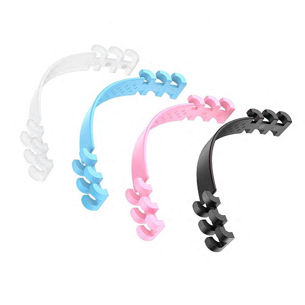 1pc verstelbare gesp haak clip voor masker houder antislip verlichting oorpijn verzorging pe verlengband riem voor gezichtsmasker beschermer