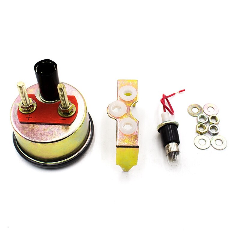 2 Inch 52mm Car Mechanical Pointer Smoke Len Volt Voltage Gauge Meter 8-16V Black