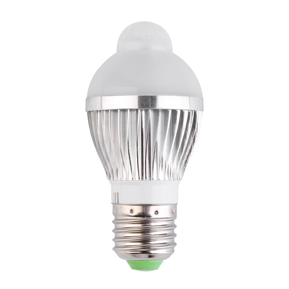 E27 3W Warm White LED Infrared PIR Human Motion Light Sensor Auto Detection Bulb Lamp ! Inventory Clearance