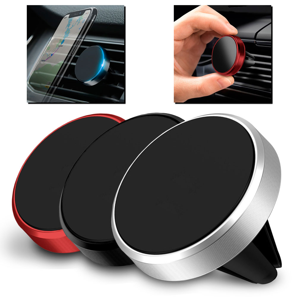 OcioDual Mini Magnetische Beugel voor Auto Raster met Krachtige Magneet voor Telefoon GPS MiniSupport voor Mobiele in Voertuig