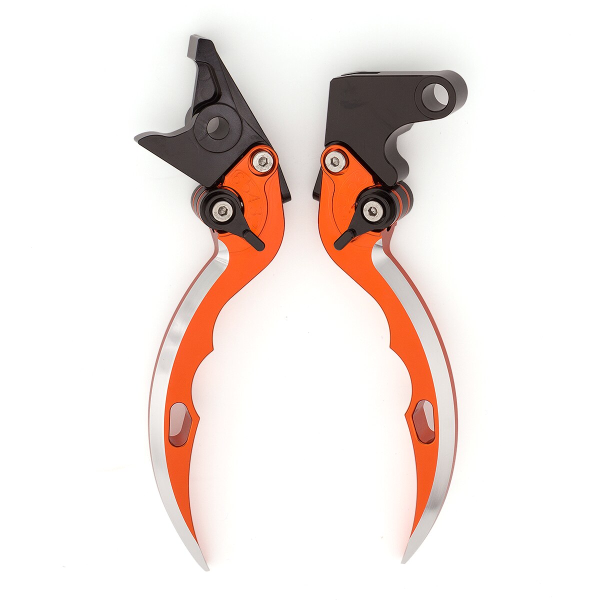 170mm Motorcycle Knife Blade Handles CNC Aluminum Brake Clutch Lever For Honda Grom 150: 170mm Orange