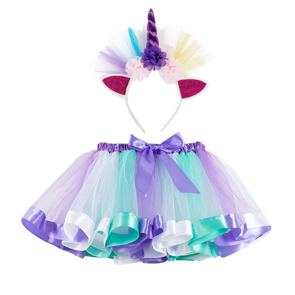 Zomer Zeemeermin Baby Meisjes Tutu Jurk Kinderen Eenhoorn Meisjes Jurken Voor Party Bruiloft Regenboog Prinses Jurk Outfits Vestidos: SX-RT096H / S