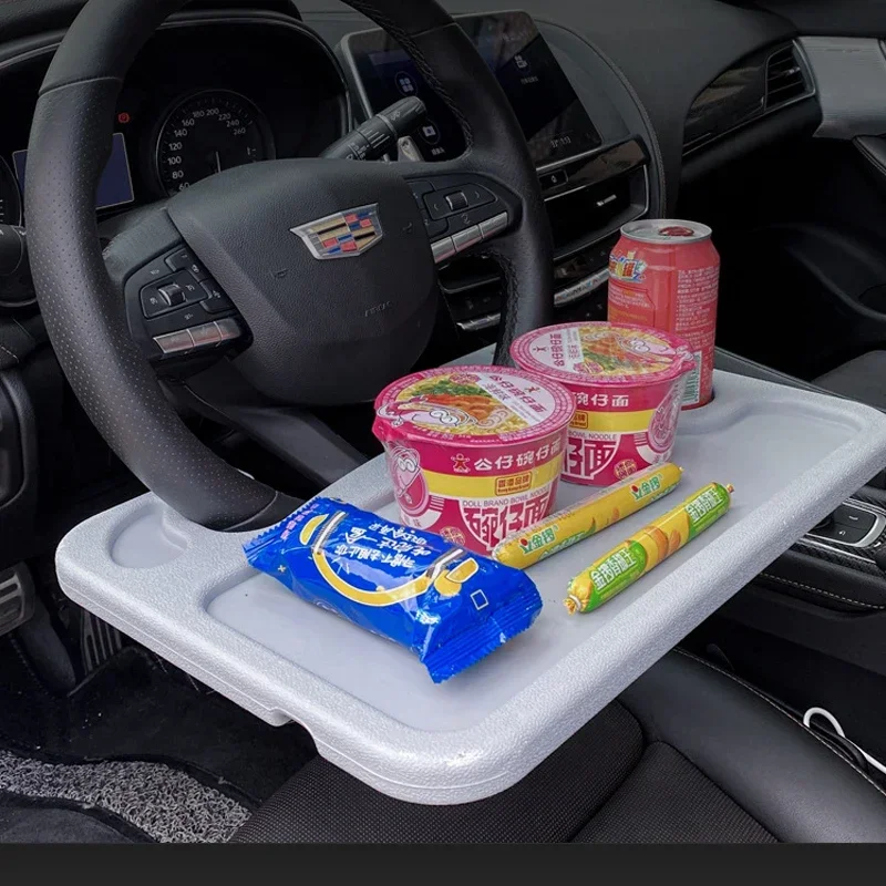 Auto Lenkrad Tisch Tragbare Esstisch Lenkrad Halterung Automobil Laptop Computer Ständer Auto Innen Zubehör: Grau