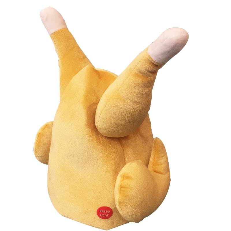, divertido gorro de pollo, juguete de peluche, sombrero musical eléctrico, gorro de tiburón, juguete de felpa , juguete novedoso para niños