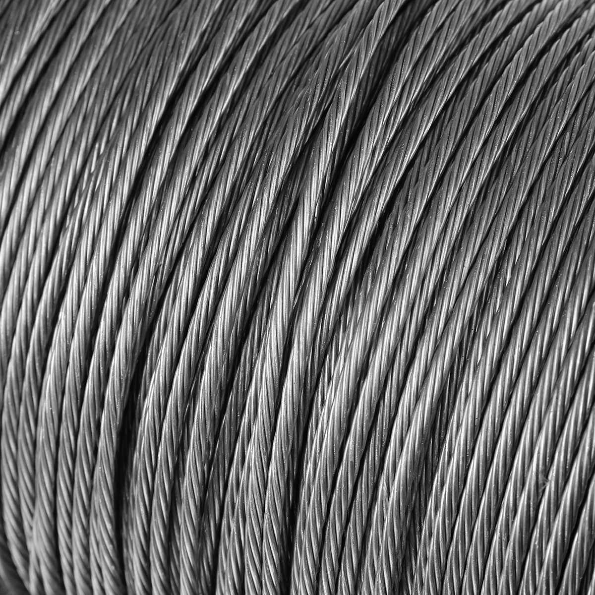 2.0mm 100m elstängseltråd många 7- trådiga aluminiumtråd för elektroniskt stängsel högspänningspulskraftledning