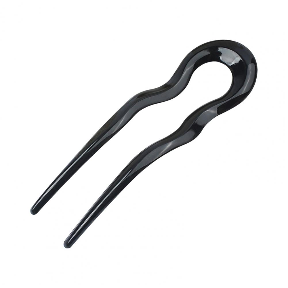 13cm French Hair Pin For Thick Thin Hair U-shaped French Twist Stick Hair Fork Chignons Pins Women Long Hair-Styling Accessories: PURPLE