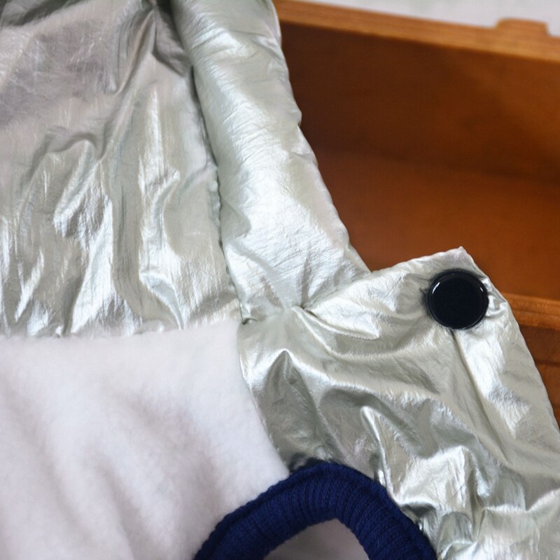 Manteau de gilet en coton épais à Surface brillante pour chien, Costume sans manches pour petit et moyen gabarit, automne et hiver