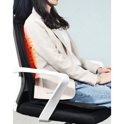 Dopagu Heated Portable Vibrating Car Seat Massage Cushion