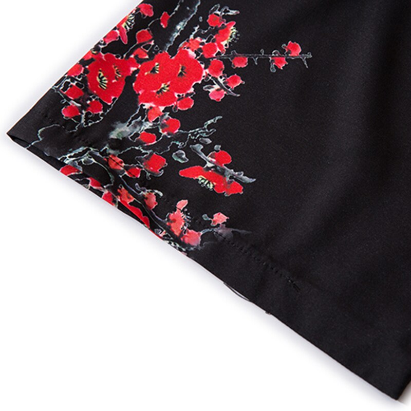 Kimono japonais veste Panda peinture imprimer hommes Harajuku Streetwear veste manteau décontractée mince robe japon Style