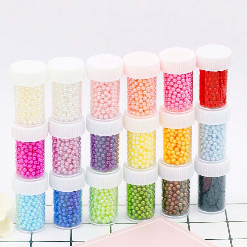 1 Box Polystyrene Styrofoam Balls Bottle DIY Snow Mud Particles Accessories Balls Small Tiny Foam Beads Ballon Foam Filler