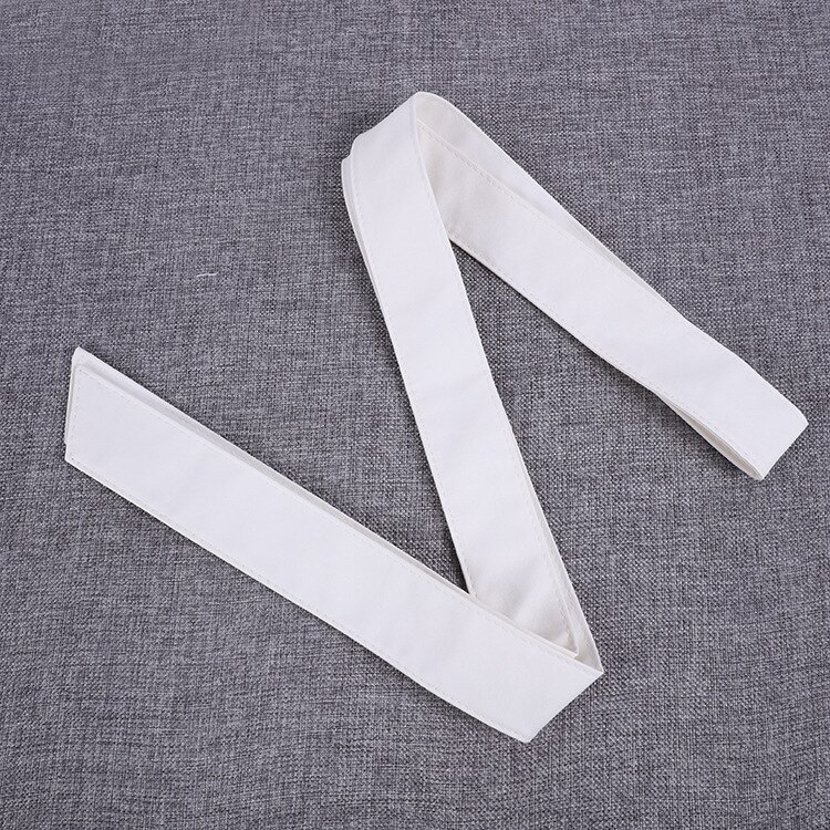 Cinture classiche in pelle PU per donna, cinture morbide Bowknot per donna senza fibbia coppia con giacca e piumino di lana: bianca