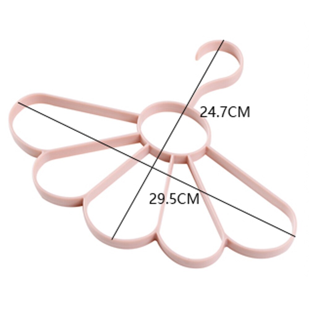 Storage Rack Petal Form Belt Practical Plastic Necktie Rack Convenient Clothing Scarf Rack Towel Hanger Bedroom Multi-Function