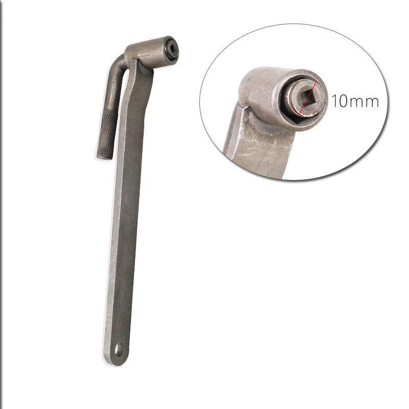 Herramienta de ajuste de válvula de motor de motocicleta, llave de tornillo de válvula hexagonal cuadrada, 8mm, 9mm, 10mm, manómetro de 0,02 a 1mm