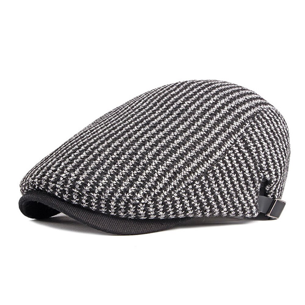 Gorra AETRENDS de otoño-invierno para hombre, Boina Retro de arte juvenil, gorra plana para hombre, Z-10119: White
