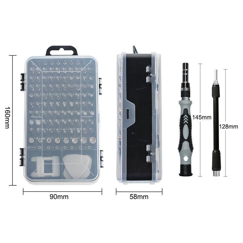 URIJK Screwdriver Set 25 in 1 Torx Multifunctional Opening Repair Tool Set Precision Screwdriver For Phones Tablet PC