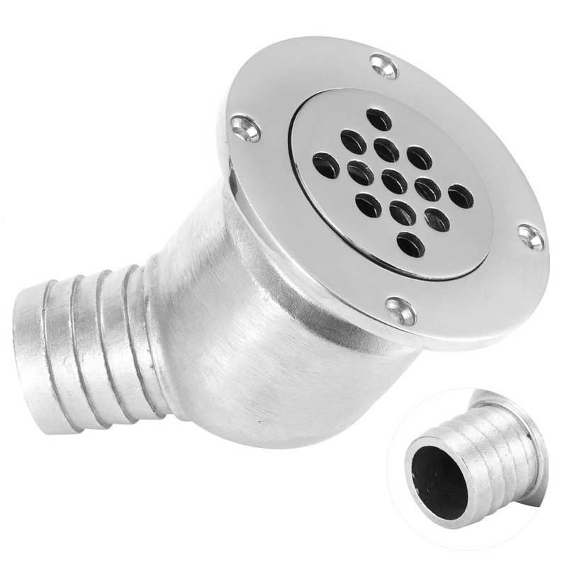 Drain Scupper Deck Floor Drain Black for Fishing Boat Yacht Use